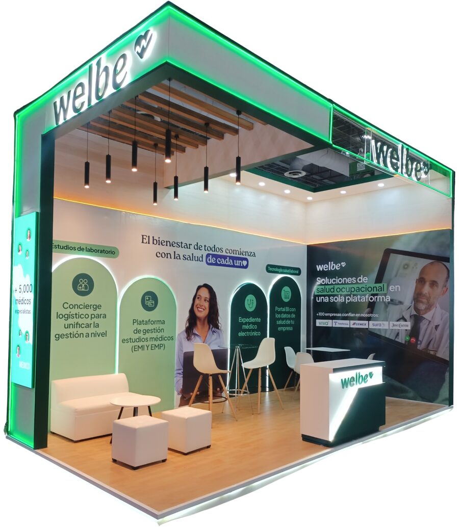 Stand de exposición desarrollado junto a Display DMG