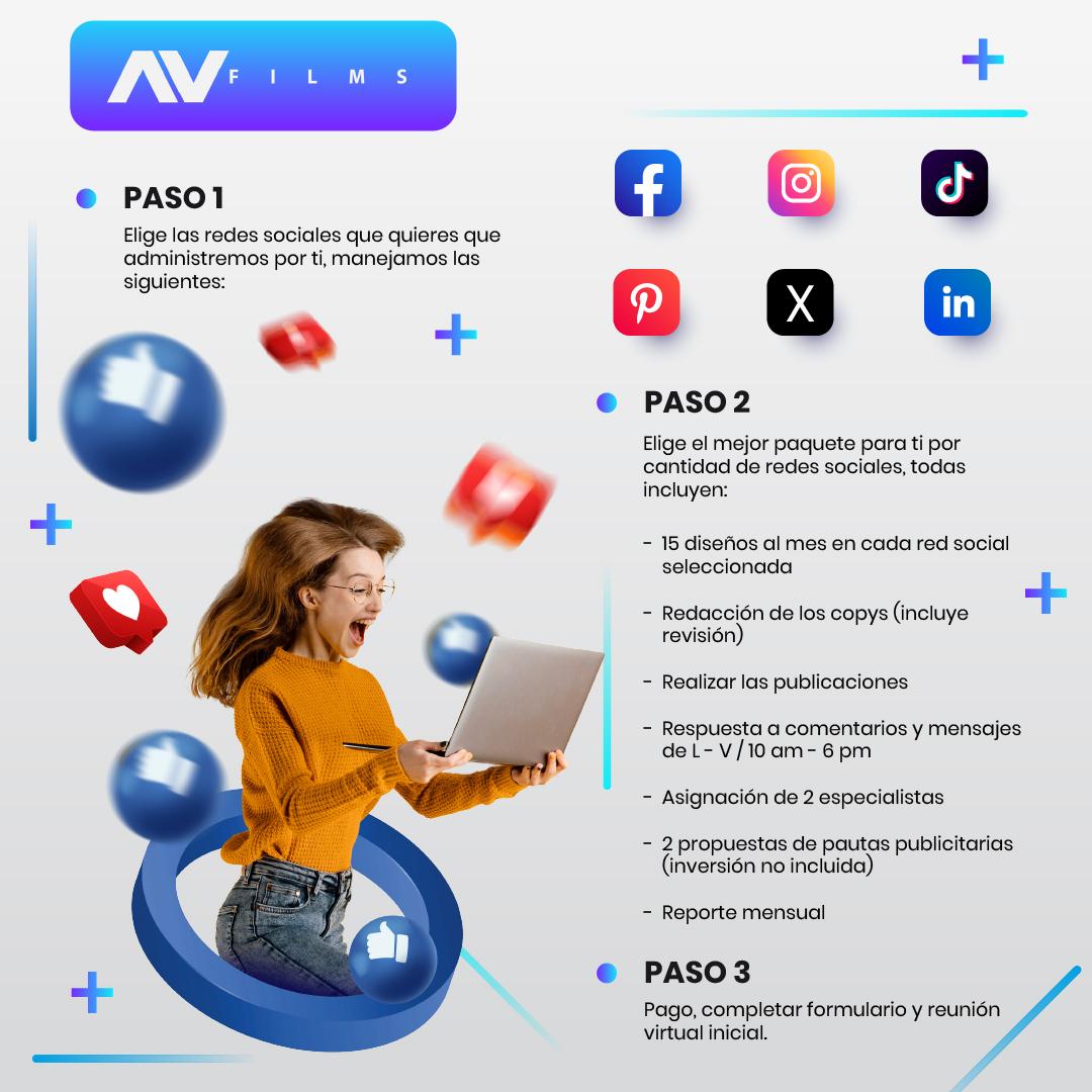 Publicación de redes sociales - AV Films